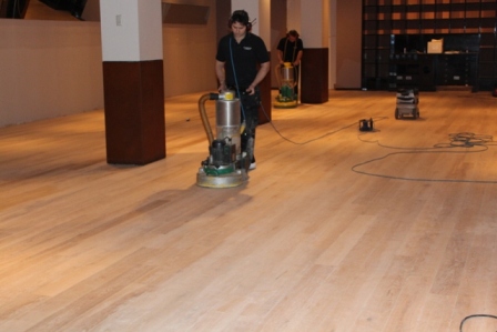 Commercial flooring services